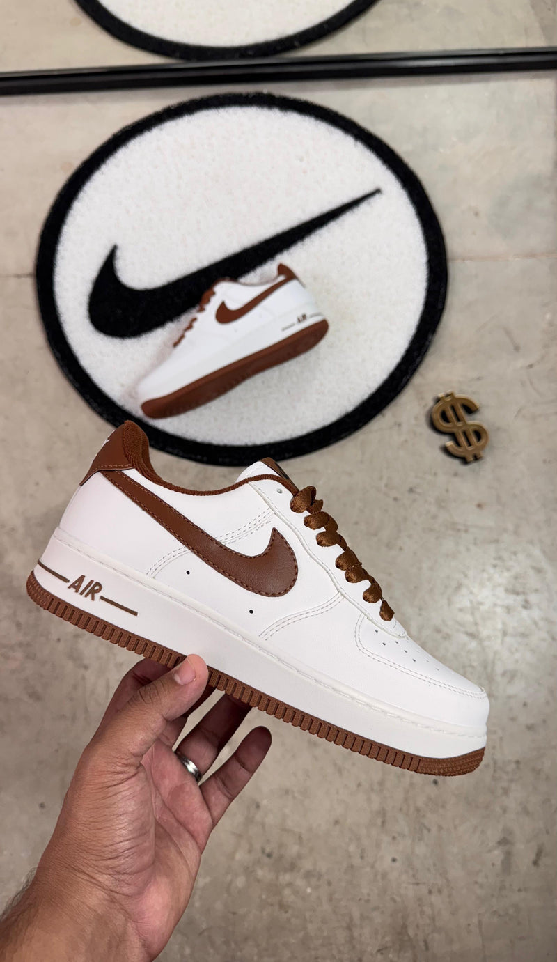 Nike Air Force Linha Luxo Off Castanho – LINHA PREMIUM