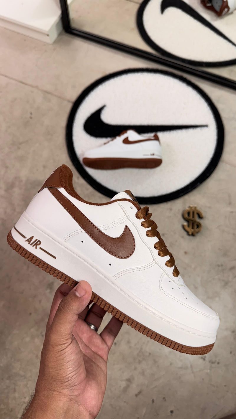 Nike Air Force Linha Luxo Off Castanho – LINHA PREMIUM