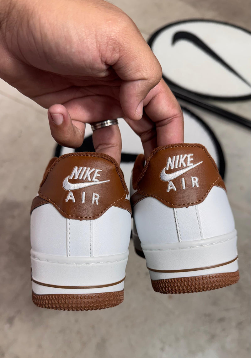 Nike Air Force Linha Luxo Off Castanho – LINHA PREMIUM