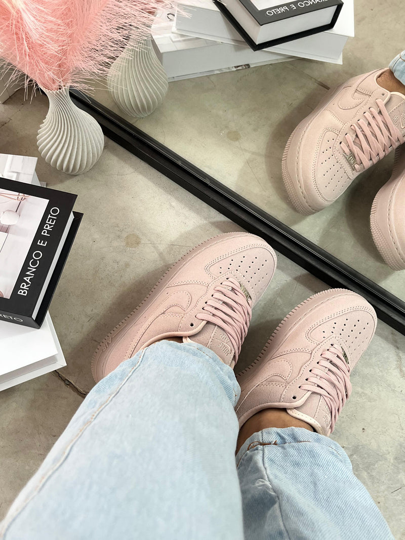 Nike Air Force Linha Luxo Flamingo