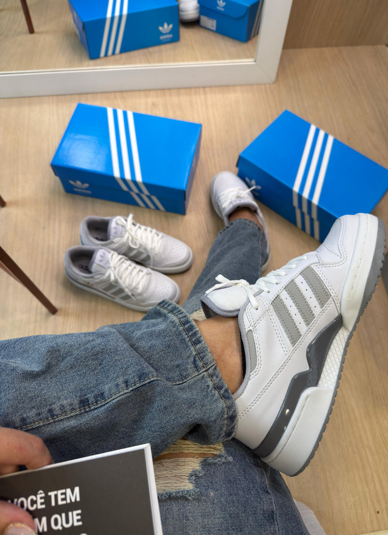 Adidas Forum Low Branco Cinza