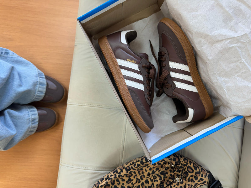 Adidas Samba Café - Couro legítimo